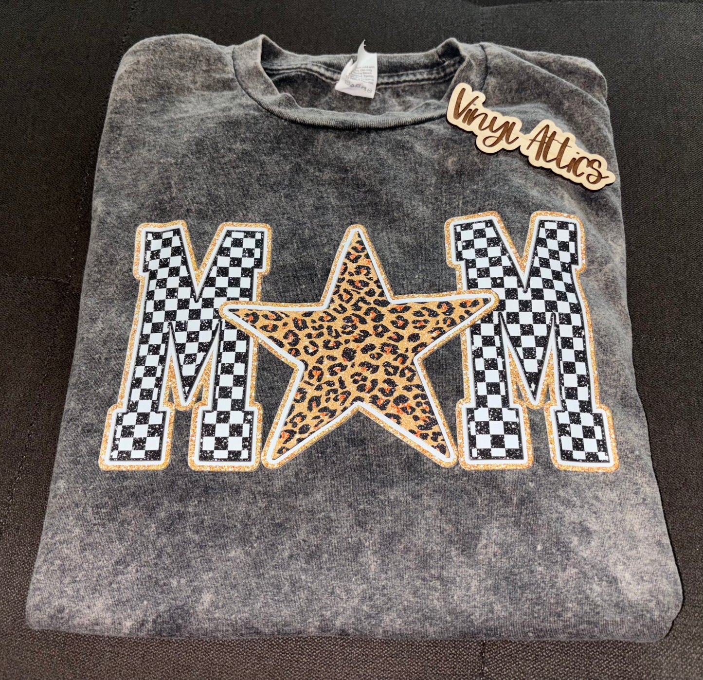 Star mom acid tee