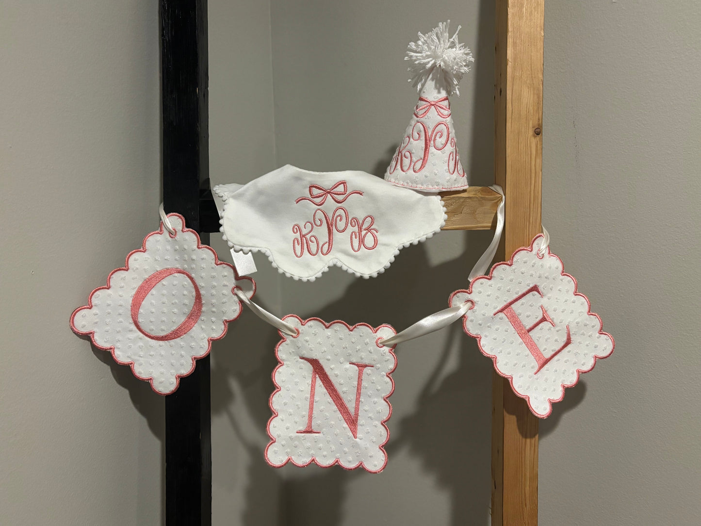 Custom Embroidered birthday sets