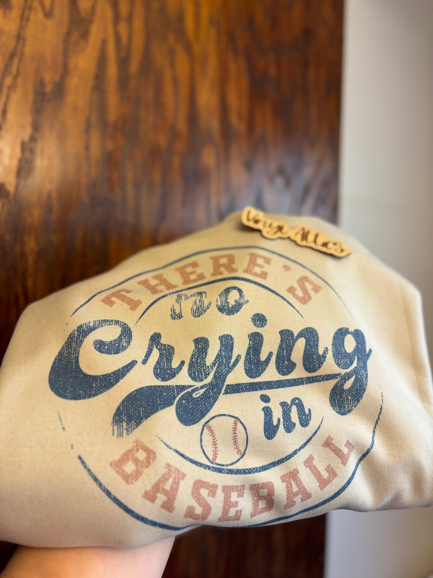 There’s no crying in baseball