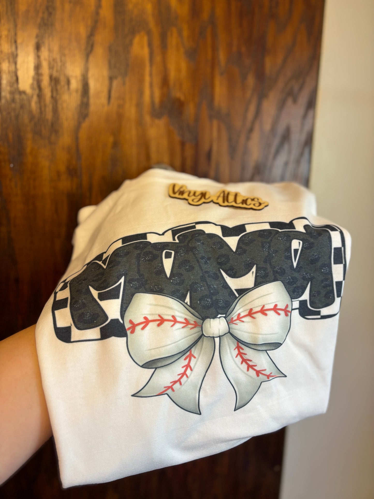 Sport mama bow tees
