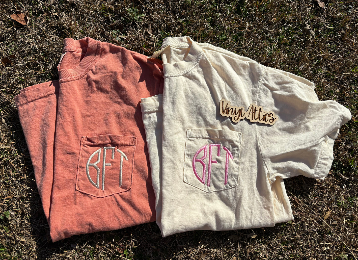 Comfort color pocket tees!