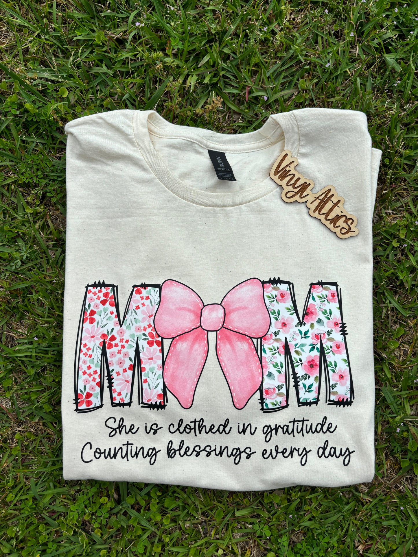 Coquette mom tee