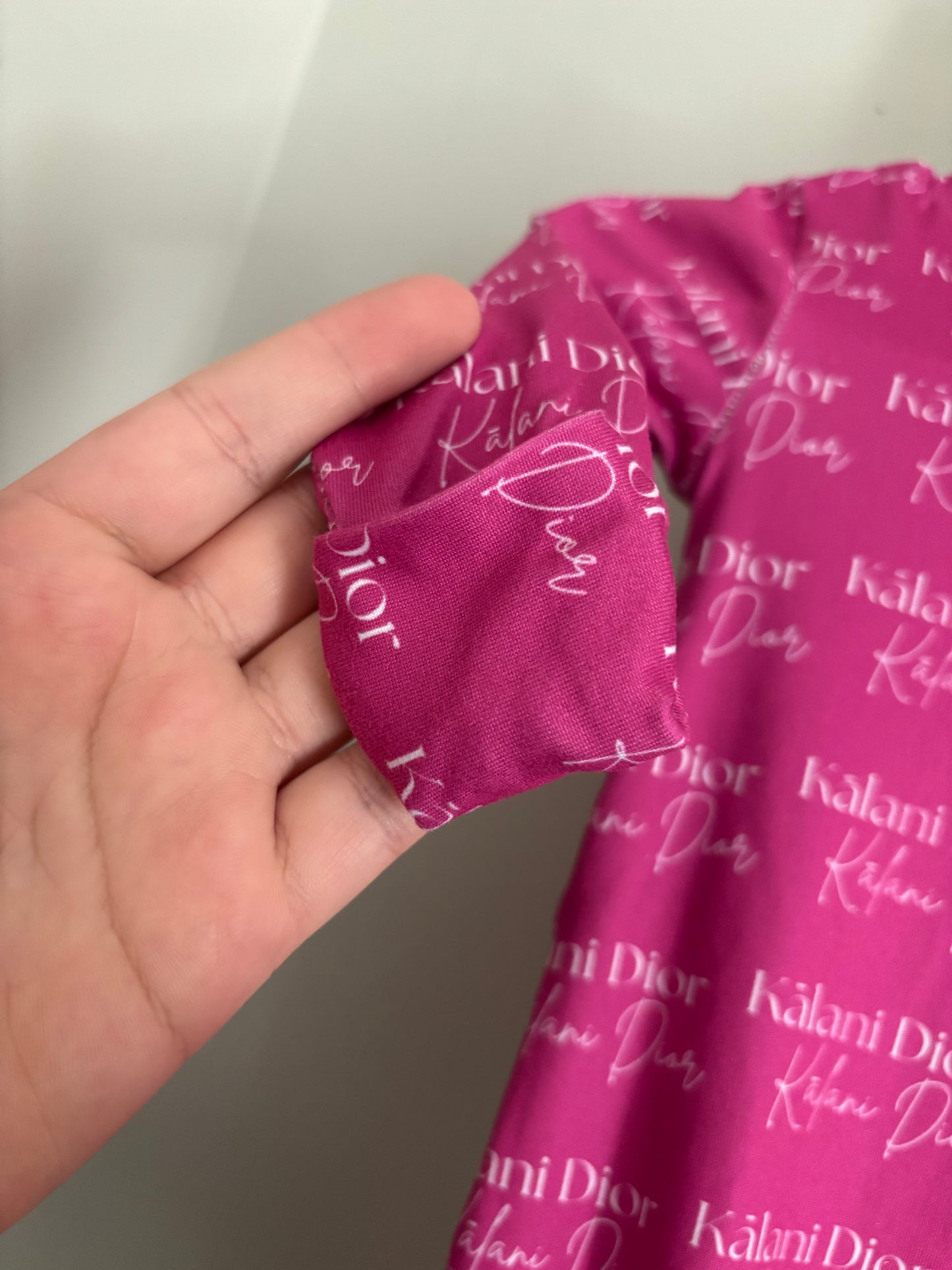 Custom baby gown