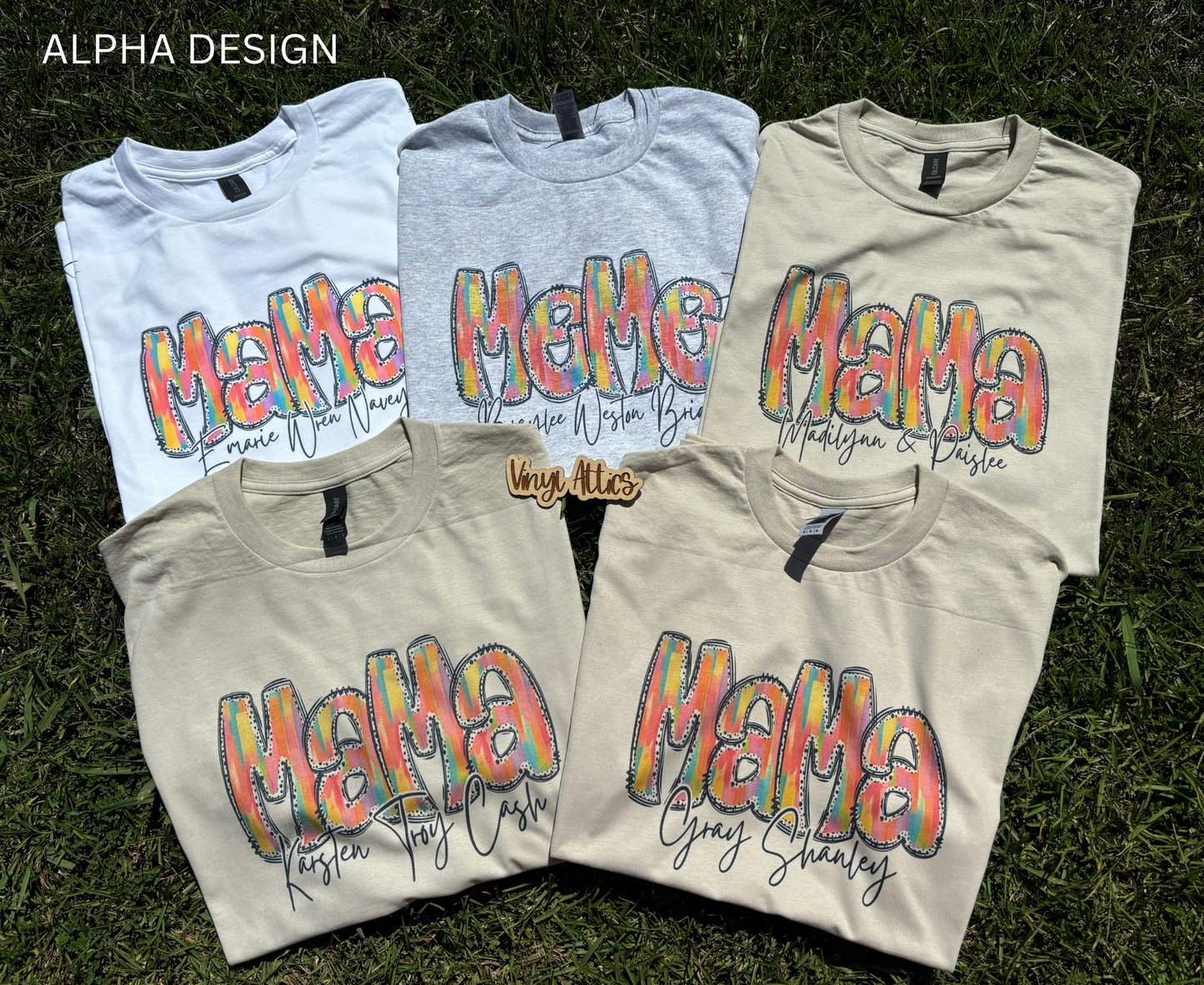 Custom name tees