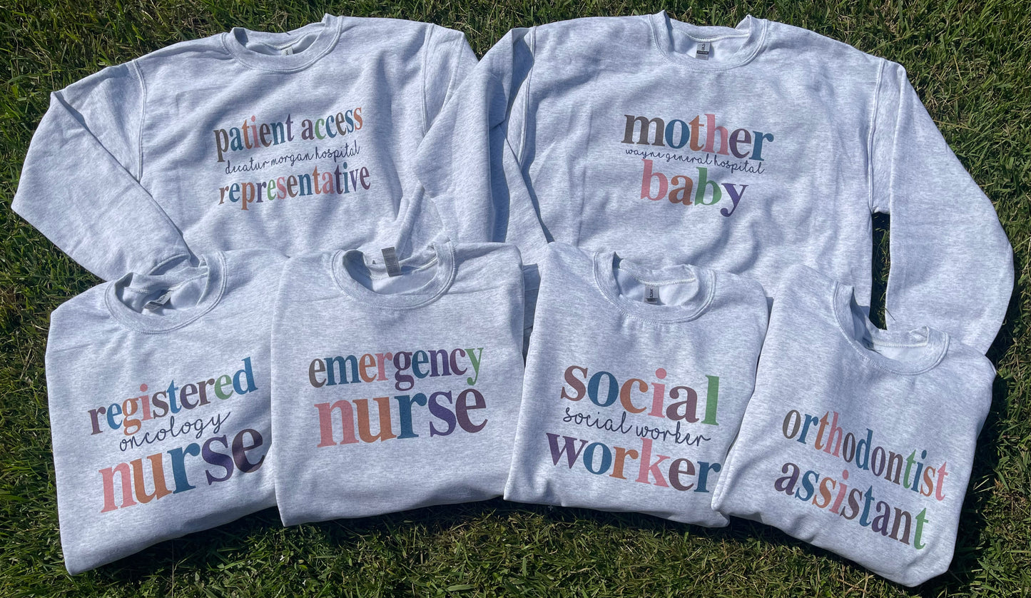 Occupational sweatshirt