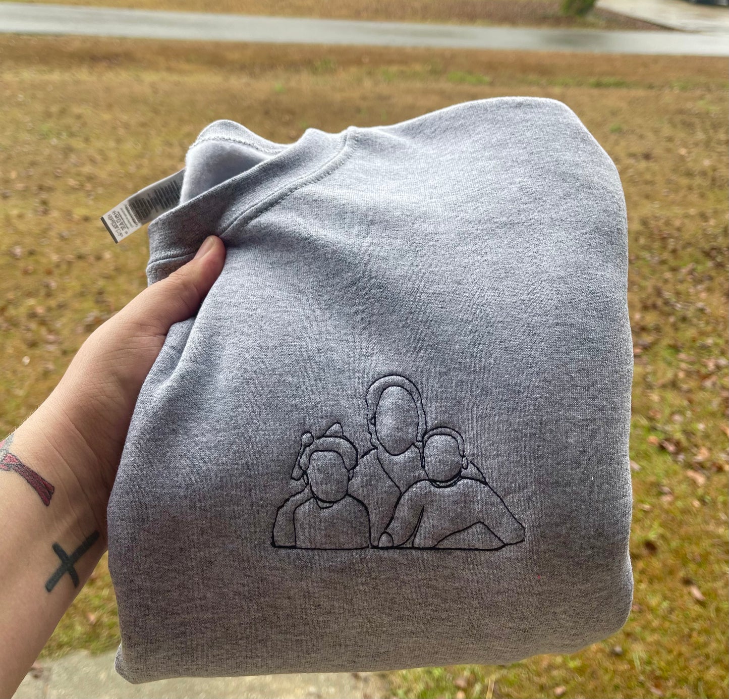 Custom picture embroidered Sweatshirt