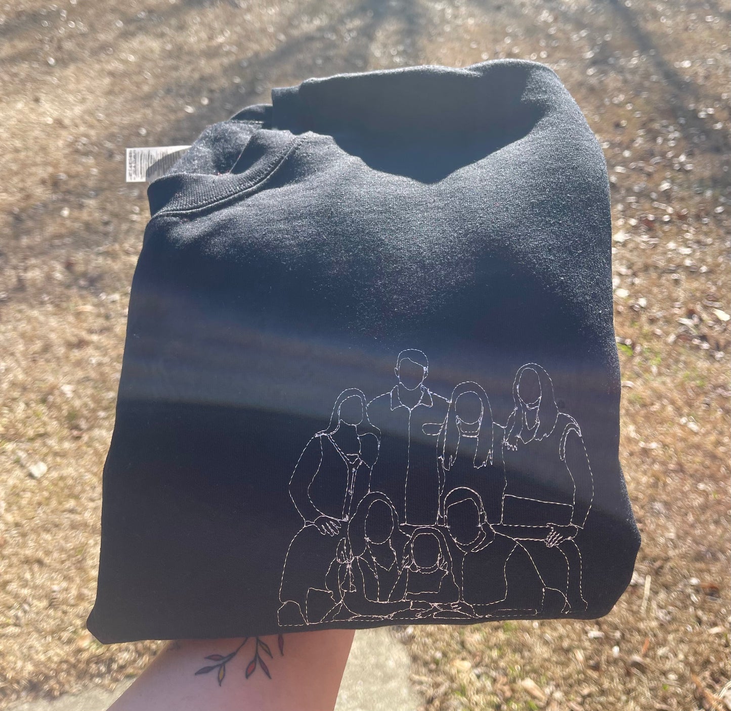 Custom picture embroidered Sweatshirt
