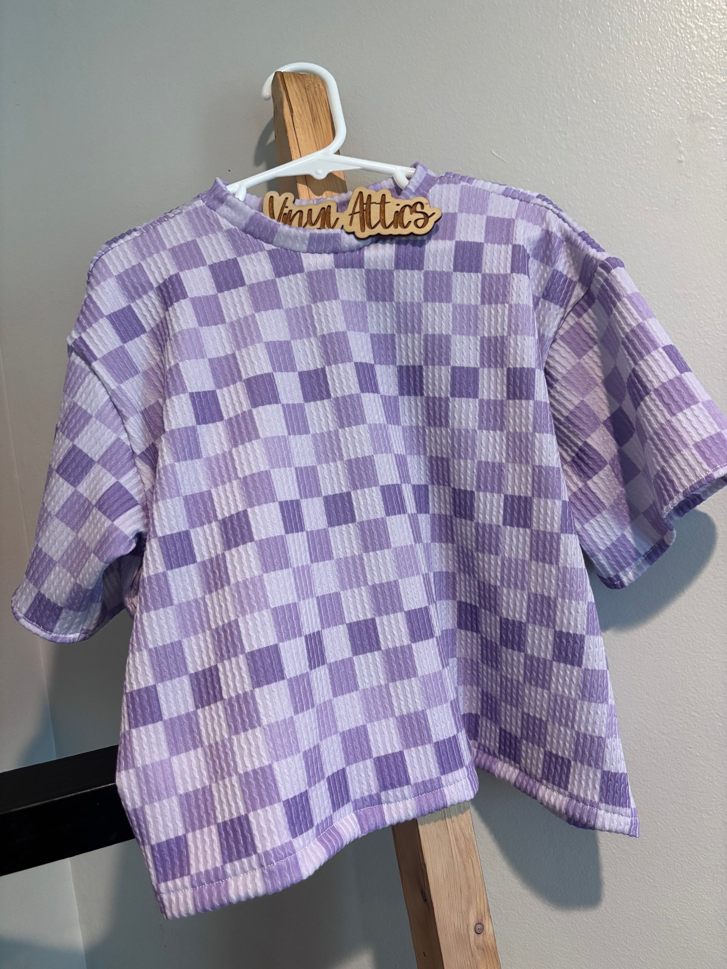 Checkered  wavy comfy set
