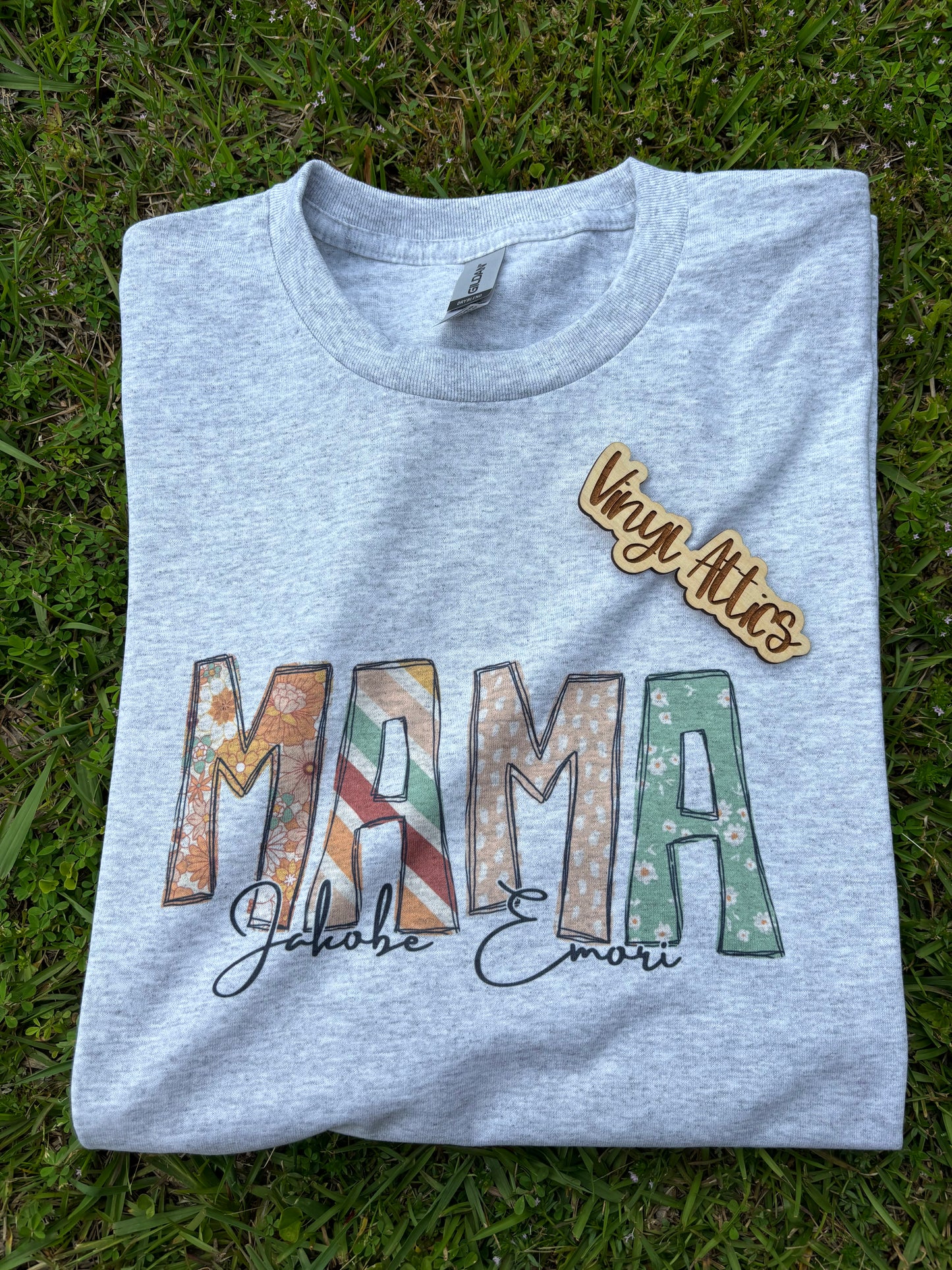 Custom boho name tee