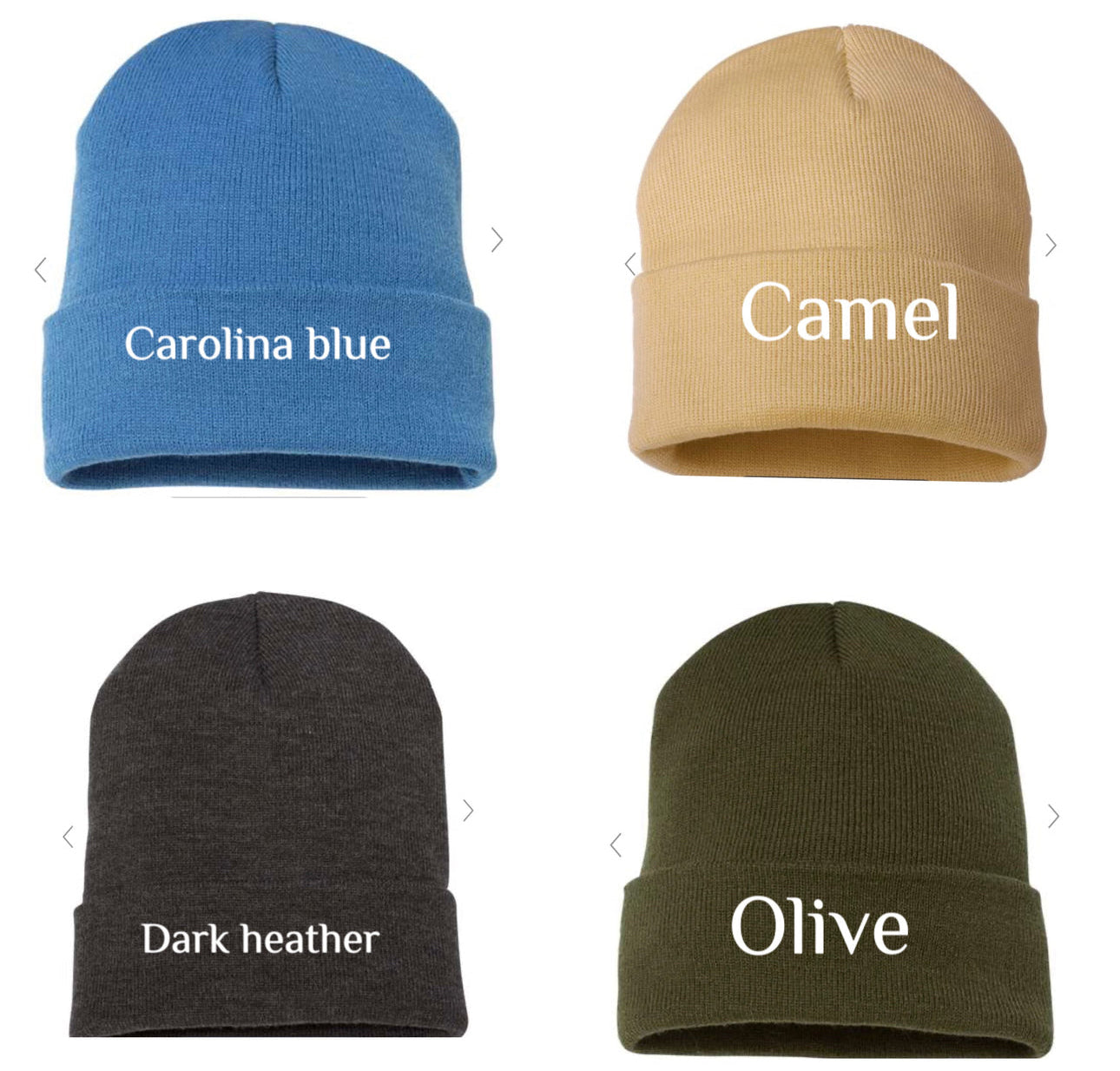 Custom embroidered hats