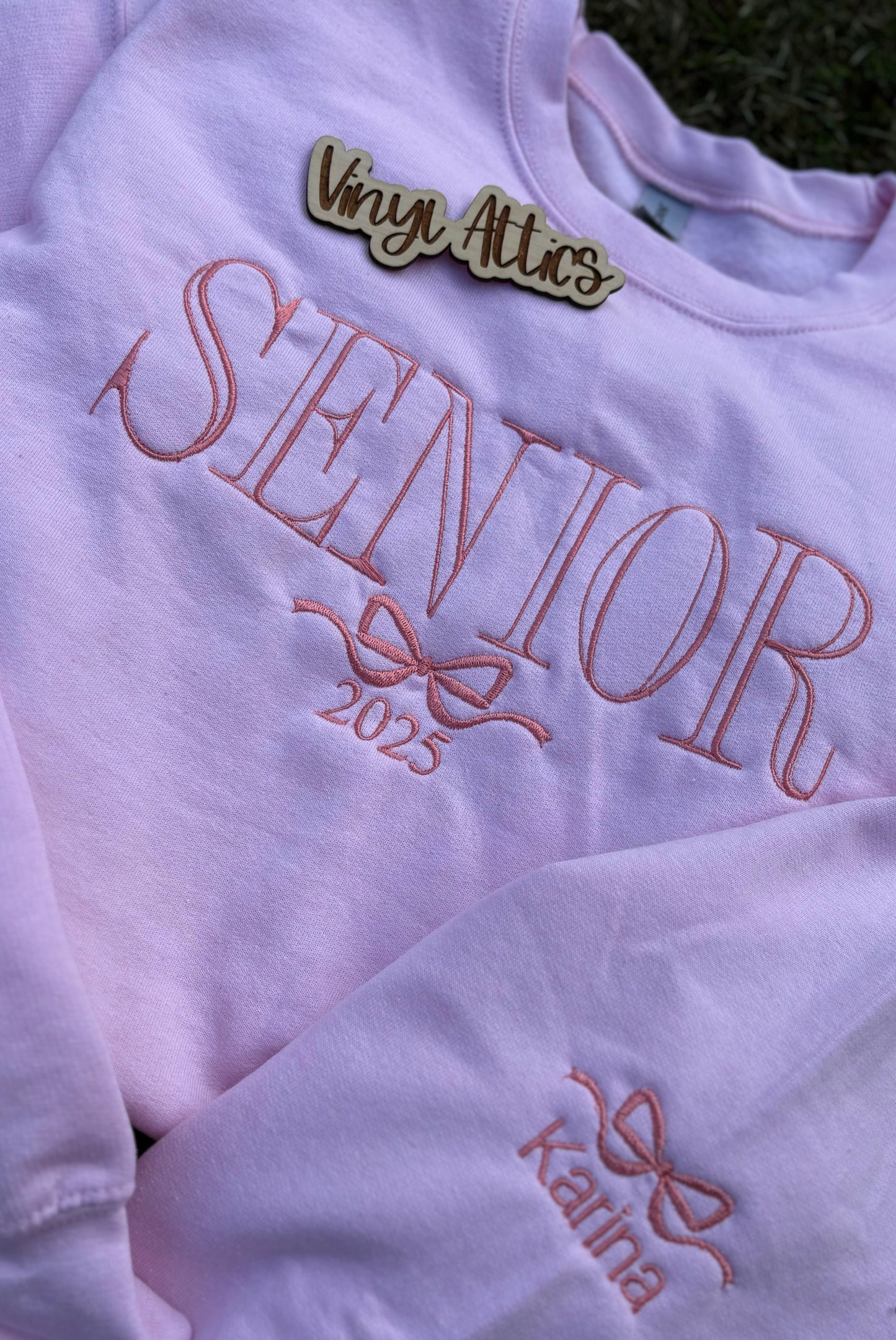 CUSTOM embroidered sweatshirt