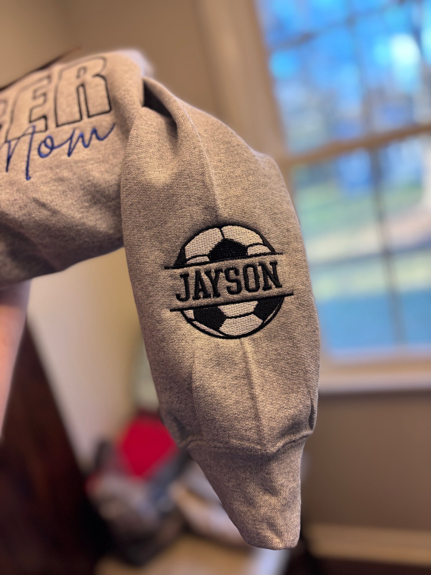 Sports embroidered sweatshirt