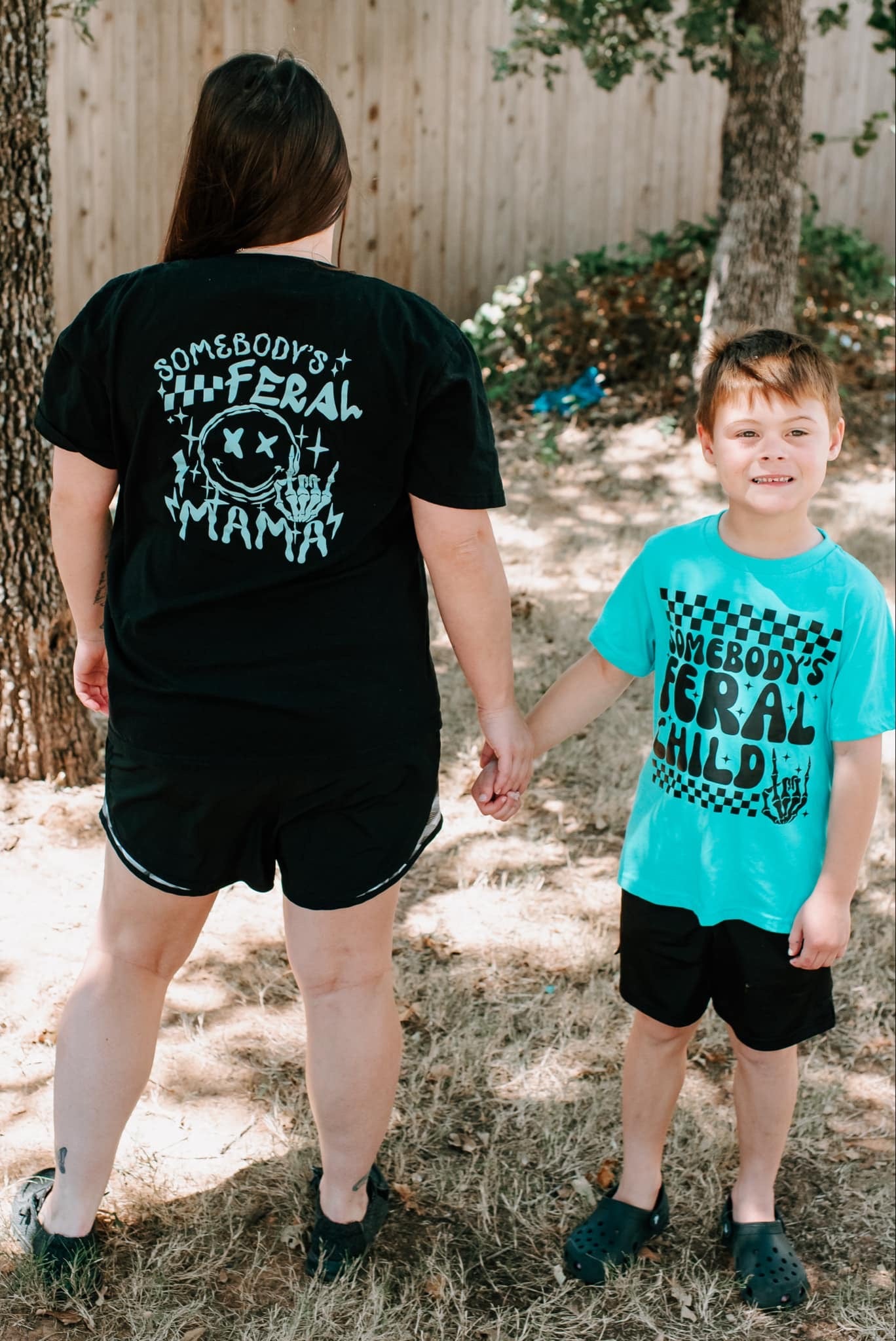 Feral mama and feral child set