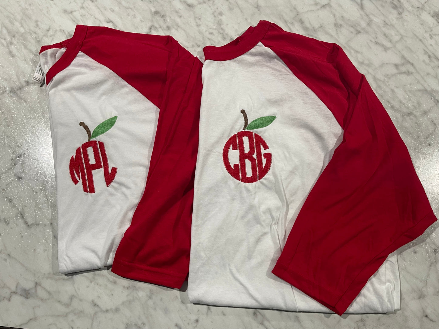 Teacher Embroidered Baseball tee